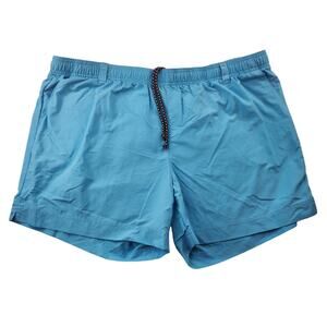 Columbia Swim Trunks Mens XXL 2XL Bright Blue Nylon PFG Lightweight Shorts